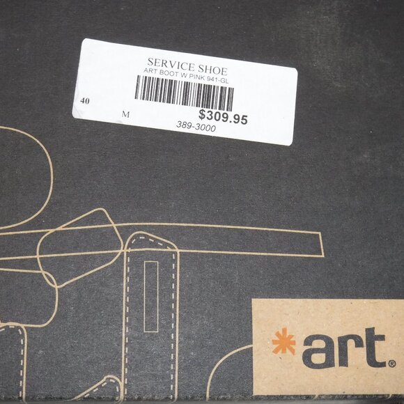 Art Gaucho Ceraza Harlem heeled leather boot in plum crazy and Fushia size EU 40 - Picture 15 of 16